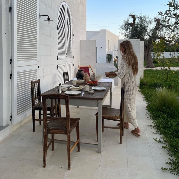 Maurie + Eve LOVE AND STARS DRESS - CREAM, M+E 10 / USA M/ , color natural - Picture 7 of 12